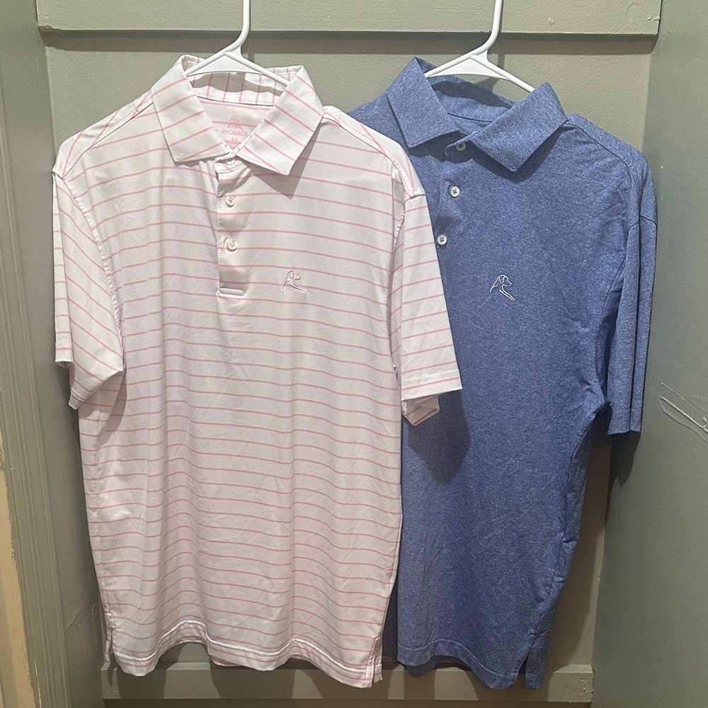 Men's Rhoback collared performance material - image 1